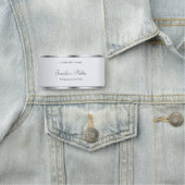 Elegante Vorlage für handgeschriebenen Name-Skript Namensschild (Beispiel)