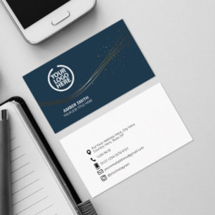 Elegante Vorlage Geschäftskarten Social Media Icon Visitenkarte