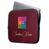 Elegante Vorlage Hochladen des benutzerdefinierten Laptopschutzhülle (Vorderseite Links)