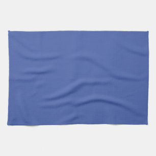 Elegante Vorlage in mittlerem Blau einfarbig Geschirrtuch