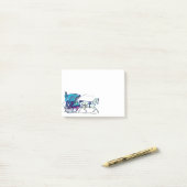 Elegante Wagenhalle Post-it Klebezettel (Auf Schreibtisch)