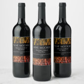 Elegante Wald Roots Custom Wine Labels Weinetikett (Flaschen)
