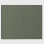 Elegante Waldgrün-Streifen Geschenkpapier (Flach)
