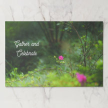 Elegante Waldgrün-Veranstaltung Papier-Set für den