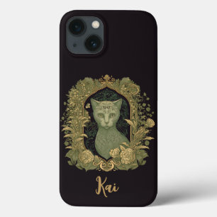 Elegante Waldkatze mit Individuelle Name Case-Mate iPhone Hülle