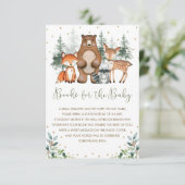 Elegante Waldtierbücher für Kinder Begleitkarte (Stehend Vorderseite)