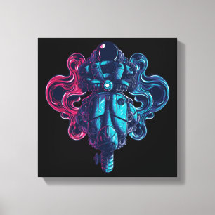 Elegante Wanduhren Leinwanddruck