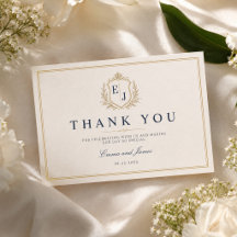 Elegante Wappen-Monogramm-Hochzeit im Stil des alt