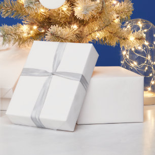 Elegante warme elfenbeinfarbene Hochzeit in Solidf Geschenkpapier