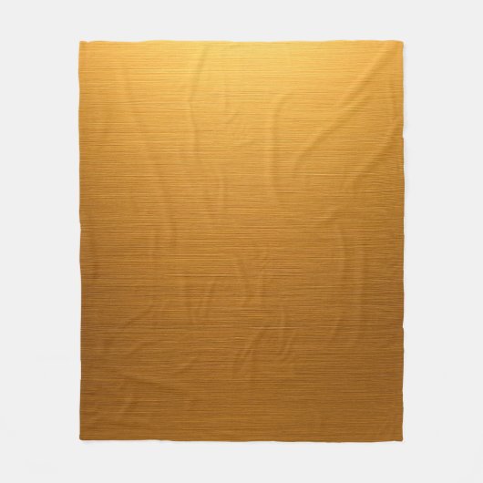 Elegante warme gebürstete Messing-Metalltextur Sti Fleecedecke (Vorderseite)