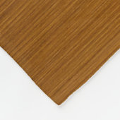 Elegante warme gebürstete Messing-Metalltextur Sti Fleecedecke (Ecke)
