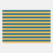 Elegante, warme, gelbe, rosa, blaue und orangefarb geschenkpapier set (Vorderseite 2)