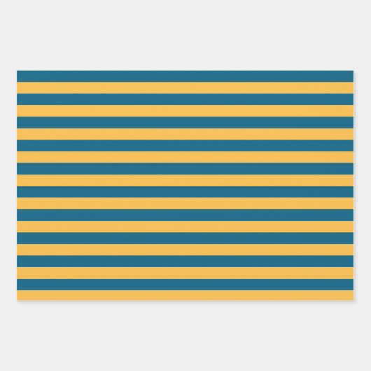 Elegante, warme, gelbe, rosa, blaue und orangefarb geschenkpapier set (Vorderseite 2)