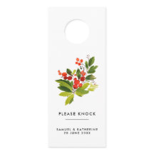 Elegante Wasserfarbe-Beeren Bitte Klopfen