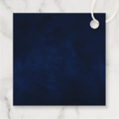 Elegante Wasserfarbe Blumenreath Frohe Weihnachten Geschenkanhänger (Rückseite)