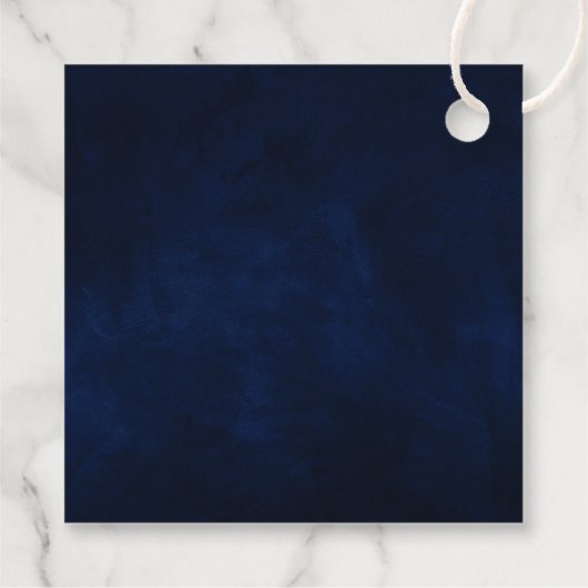 Elegante Wasserfarbe Blumenreath Frohe Weihnachten Geschenkanhänger (Rückseite)