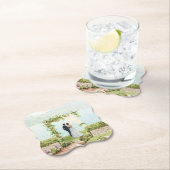 Elegante Wasserfarbe Botanik-Getränkeuntersetzer Untersetzer (Vor Ort)