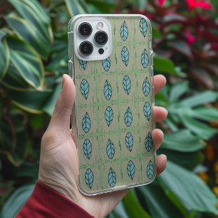 Elegante Wasserfarbe botanische Blätter Grün iPhone 16 Hülle