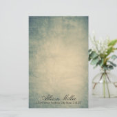 Elegante Wasserfarbe Briefpapier (Stehend Vorderseite)