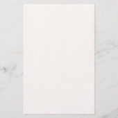 Elegante Wasserfarbe Briefpapier (Rückseite)