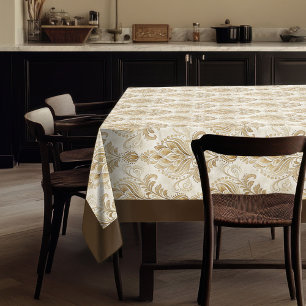 Elegante Wasserfarbe Damask Viktorianisch Inspirie Tischdecke