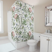 Elegante Wasserfarbe Duschvorhang (Beispiel)