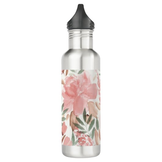 Elegante Wasserfarbe Edelstahlflasche (Links)