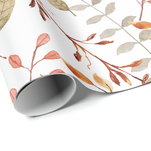 Elegante Wasserfarbe Frohe Weihnachten Geschenkpapier (Rolleneckpunkt)