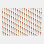 Elegante Wasserfarbe Frohe Weihnachten Geschenkpapier Set (Vorderseite 3)