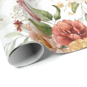 Elegante Wasserfarbe Geschenkpapier (Rolleneckpunkt)
