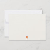 Elegante Wasserfarbe Herbst Landschaft Hochzeit RSVP Karte (Rückseite)