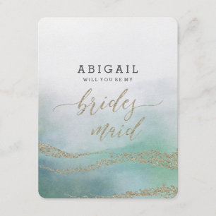 Elegante Wasserfarbe im Ozean wirst du überwältigt Einladung