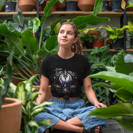 Elegante Wasserfarbe Libra Zodiac Custom T-Shirt