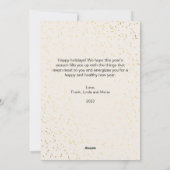 Elegante Wasserfarbe Merry Alles Weihnachten (Rückseite)