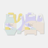 Elegante Wasserfarbe Moderne Minimale Hochzeit Wil Geschenkschachtel (Ungefaltet)