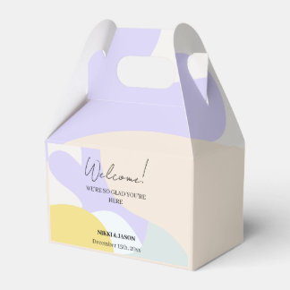 Elegante Wasserfarbe Moderne Minimale Hochzeit Wil Geschenkschachtel