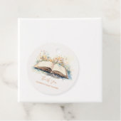 Elegante Wasserfarbe Neue Kapitel Kinderdusche Geschenkanhänger (Beispiel)