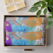 Elegante Wasserfarbe Regenbogen Pride Alkohol Tint Seidenpapier (Geschenk)