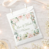 Elegante Wasserfarbe Rosa Grün Geschenktütchen (Ausgeschnitten)