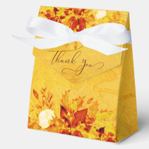 Elegante Wasserfarbe Rot und Gold Poinsettia Hochz Geschenkschachtel