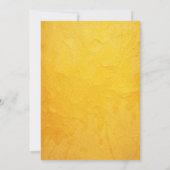 Elegante Wasserfarbe Rot und Gold Poinsettia Hochz Save The Date (Rückseite)