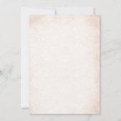 Elegante Wasserfarbe sagte sie Oui Brautparty Einladung (Rückseite)