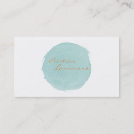 ★ elegante Wasserfarbe Visitenkarte