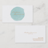 ★ elegante Wasserfarbe Visitenkarte (Vorne/Hinten)