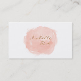 ★ elegante Wasserfarbe Visitenkarte