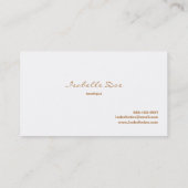 ★ elegante Wasserfarbe Visitenkarte (Rückseite)