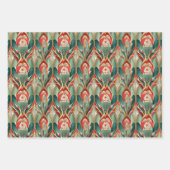 Elegante Wasserfarbe Weihnachten Geschenkpapier Set (Vorderseite)