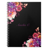 Elegante Wasserfarbe Weiß Notizblock (Vorderseite)