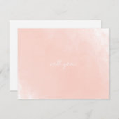 Elegante Wasserfarbe wird meine Trauzeugin sein Einladung (Vorne/Hinten)