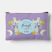 Elegante Wasserfarben Bläserbibel Personalisiert Zubehörtasche (Vorderseite)